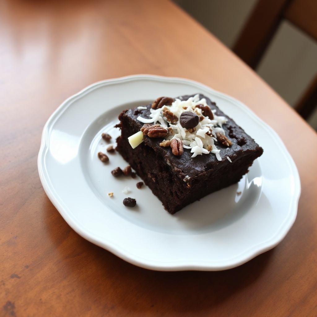 Decadent Coconut-Pecan Chocolate Cake