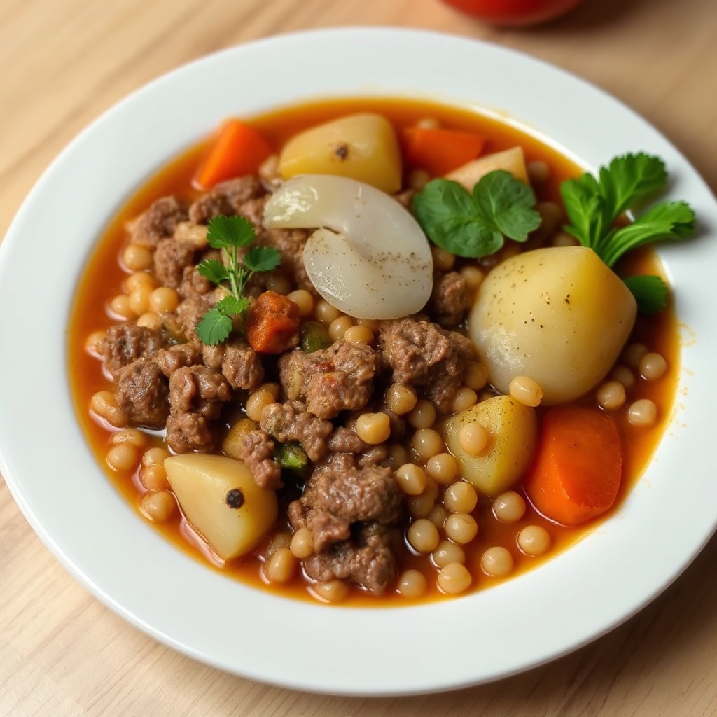 Stufato di Manzo e Orzo