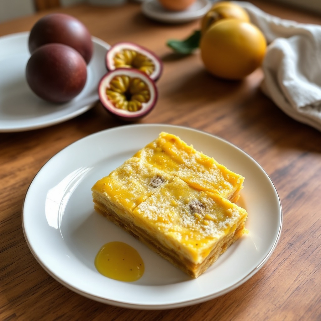 Zesty Passionfruit Bars