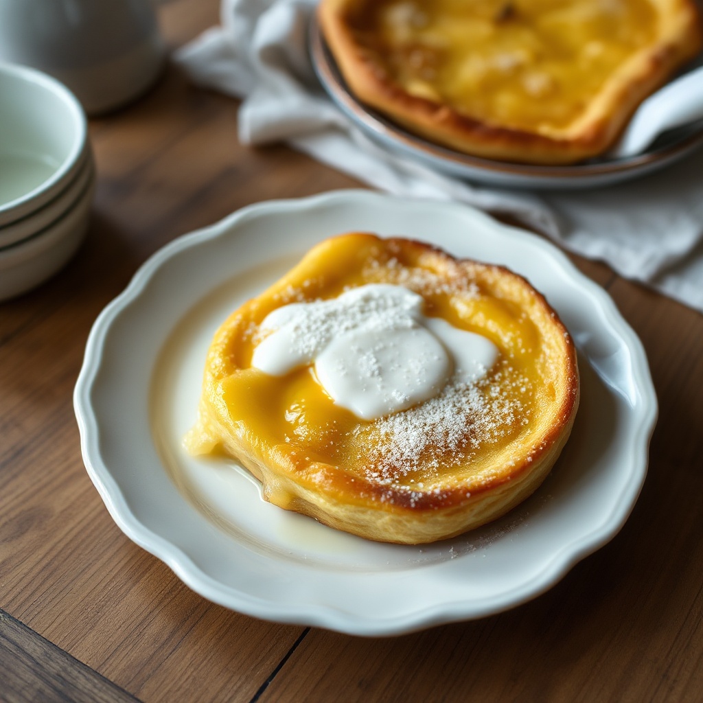 Goldene Vanille Dutch Baby