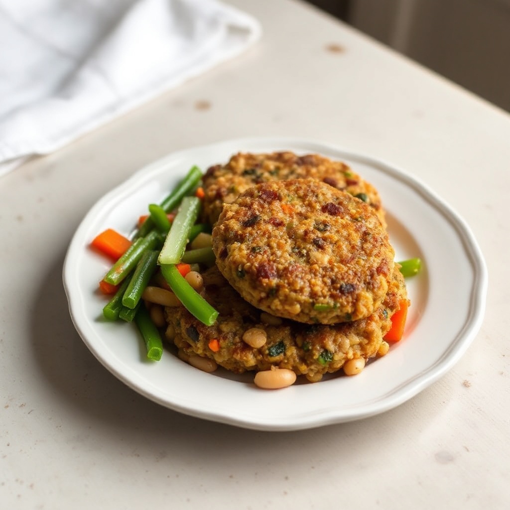 Savory Bean and Veggie Patties