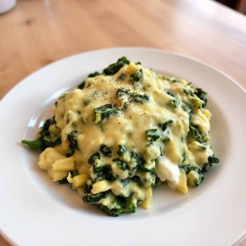 Creamy Spinach and Artichoke Bake
