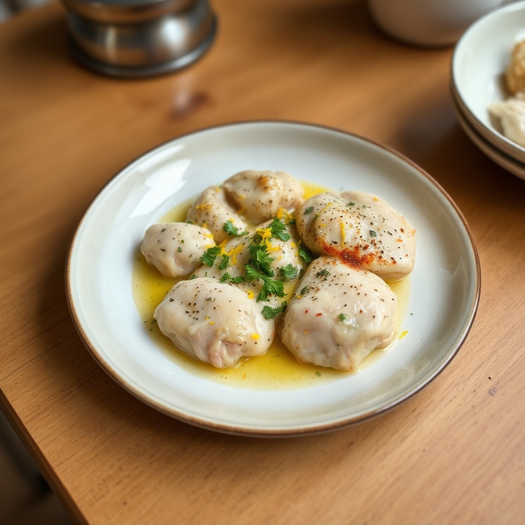 Zesty Zitronen-Kräuterbutter-Hühnchen