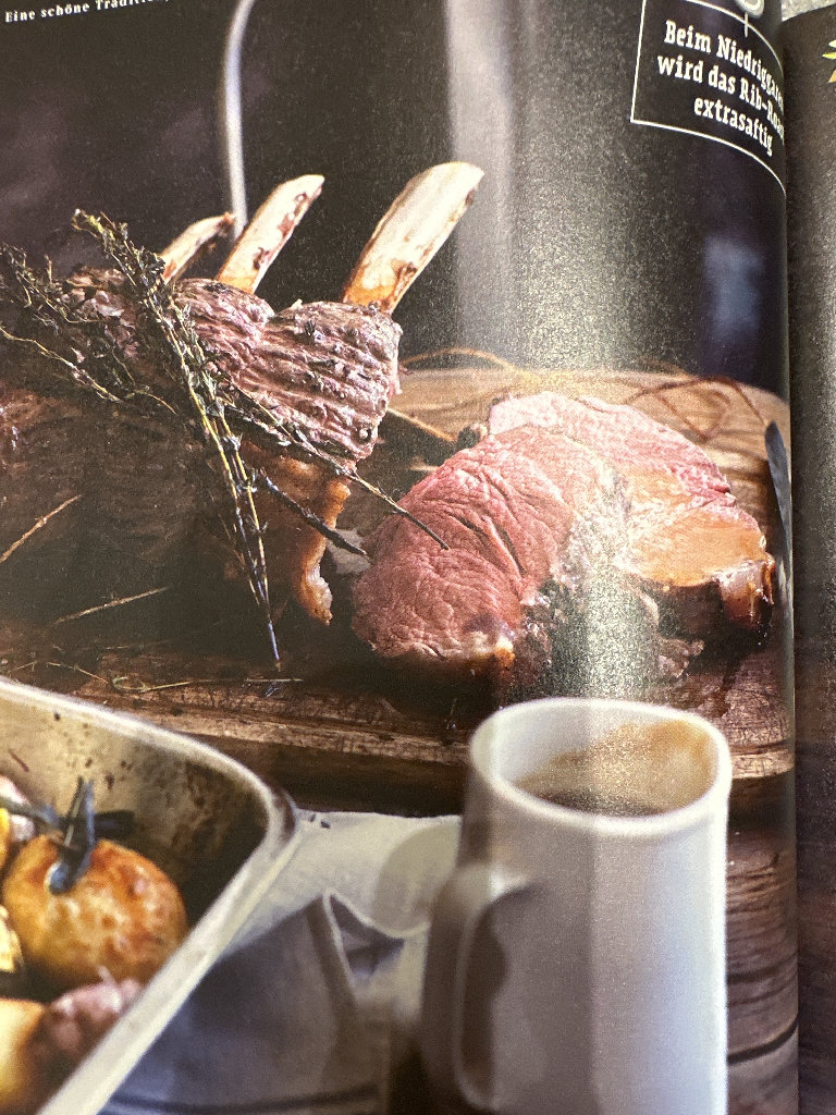 Rib-Roast vom Rind mit Knoblauch-Salbei-Kartoffeln