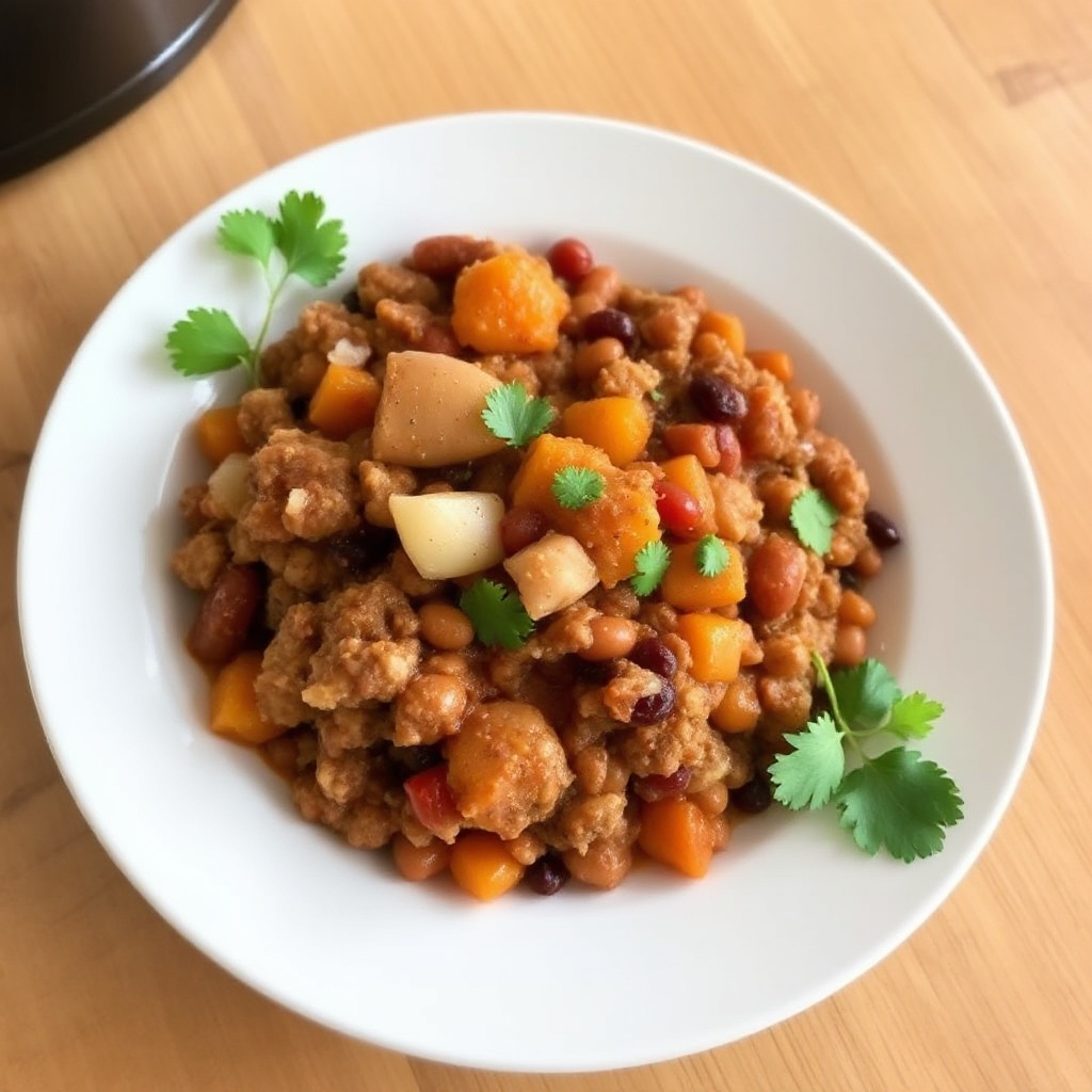 Slow Cooker Butternut Squash Chili
