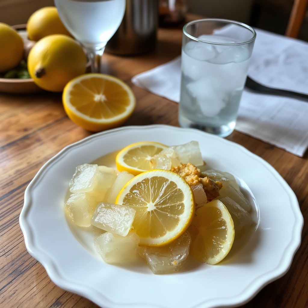 Spritziger Ingwer-Zitronen-Sprudel