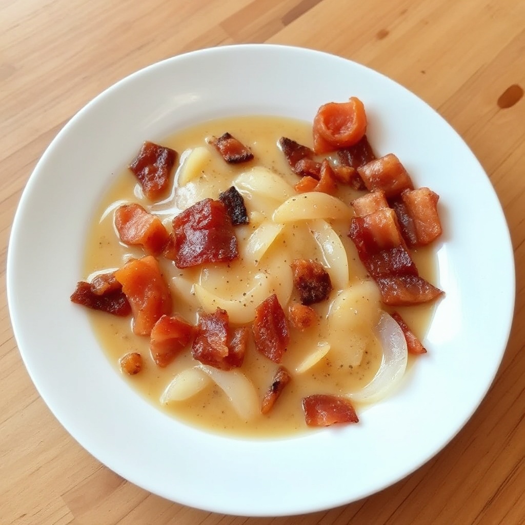 Warm Bacon and Onion Dressing