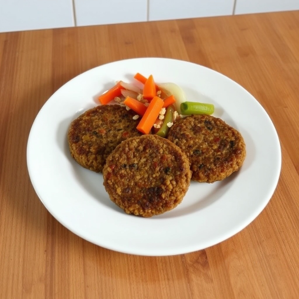 Herzhafte Vegane Linsen-Patties