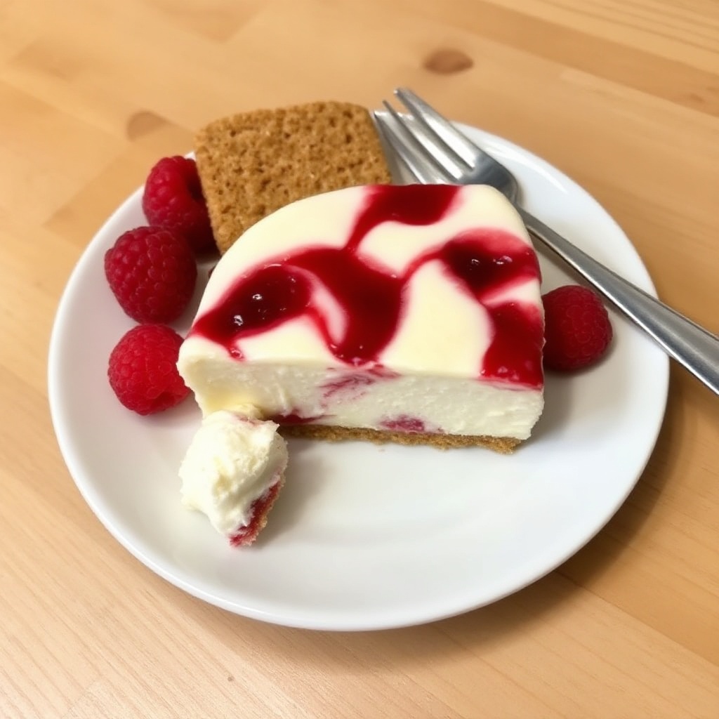 Raspberry Ripple Cheesecake
