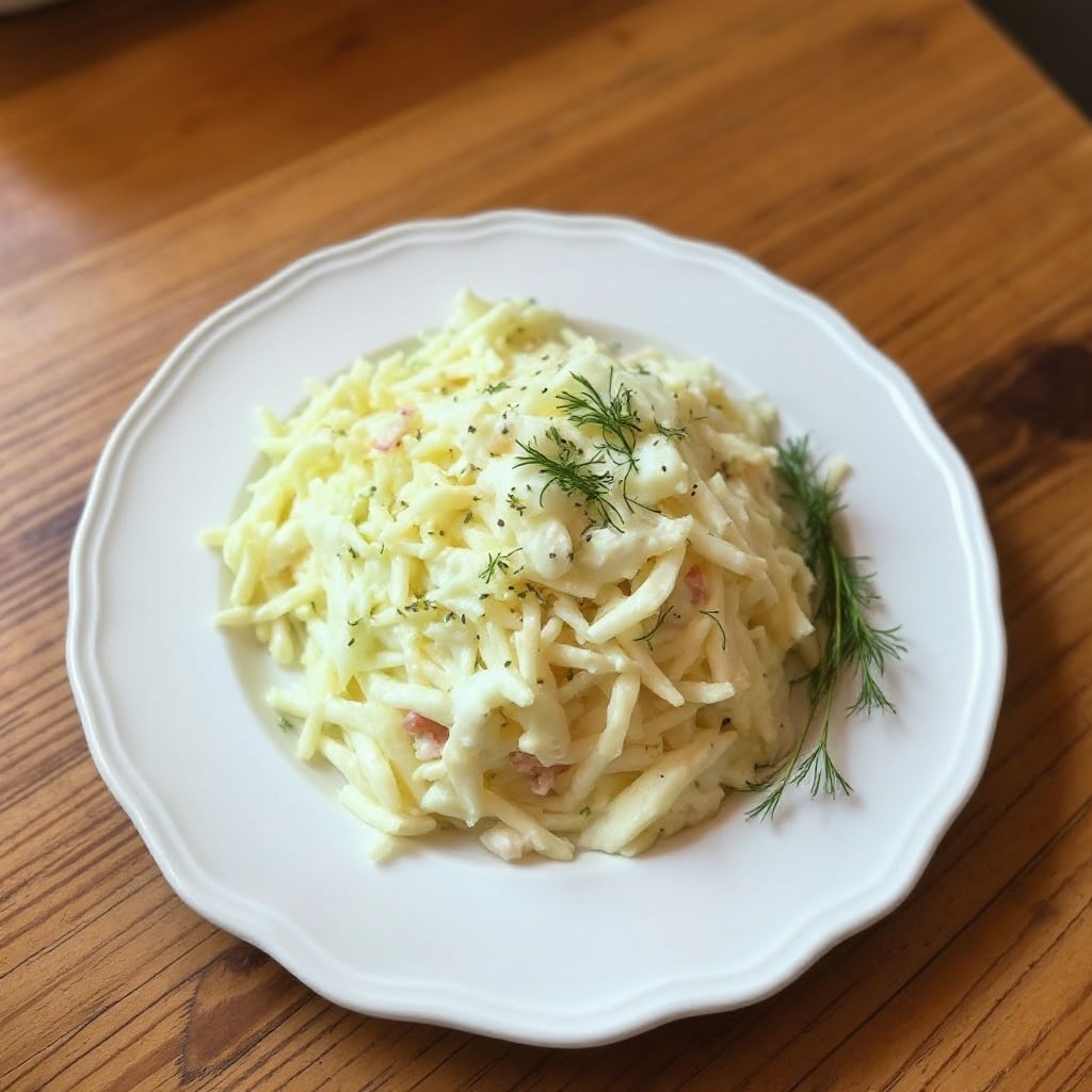 Cremiger Rüben-Slaw mit Dill