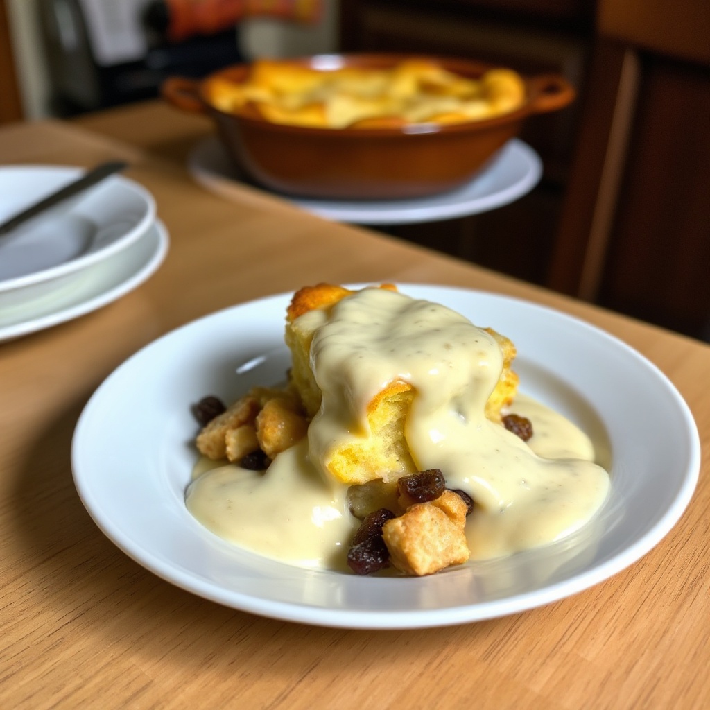 Decadent Bread Pudding with Whiskey Cream Sauce