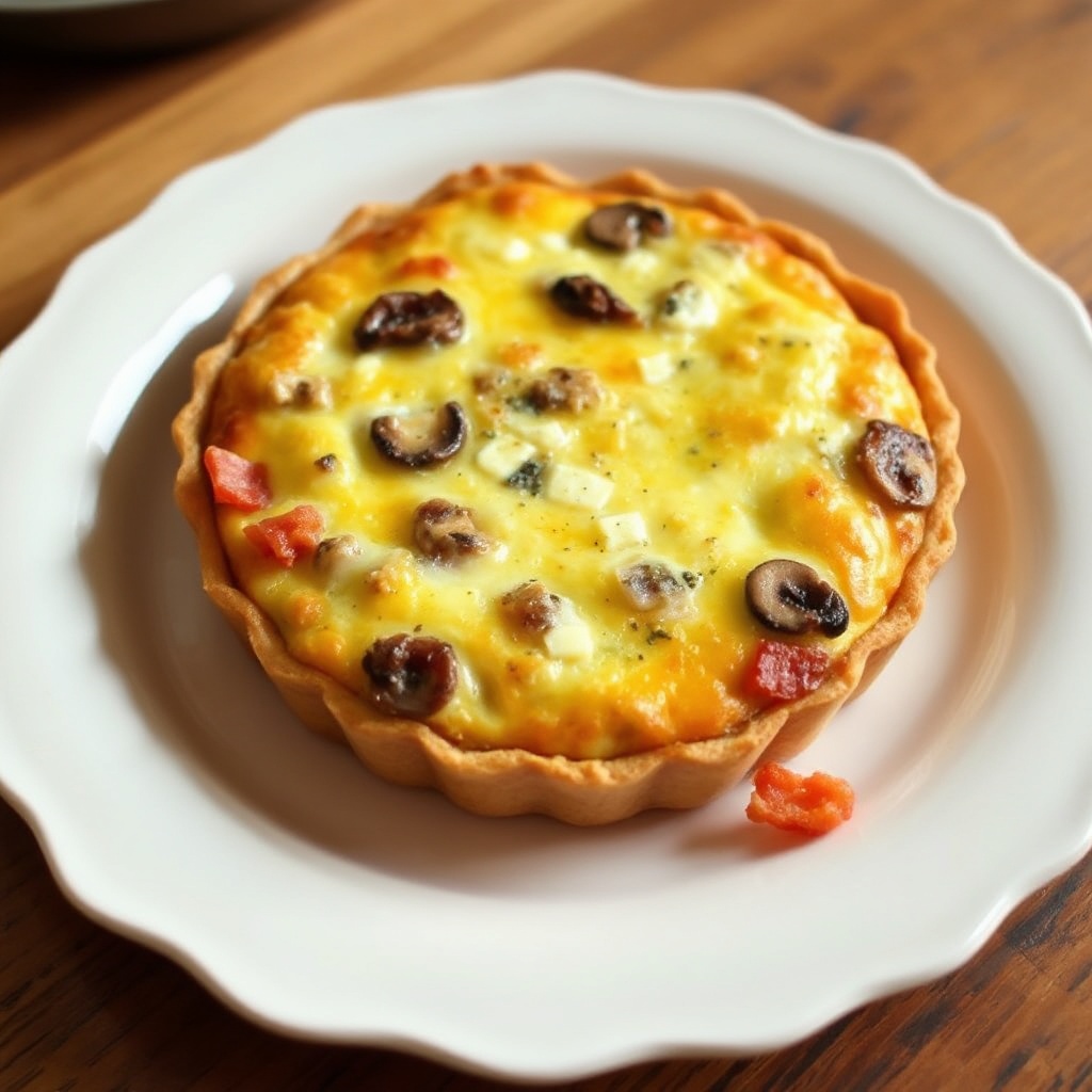 Quiche Salata con Bacon e Formaggio