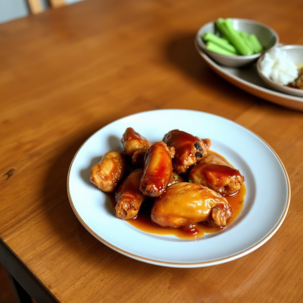 Ali di Pollo Piccanti in Stile Thai con Glassa allo Zenzero