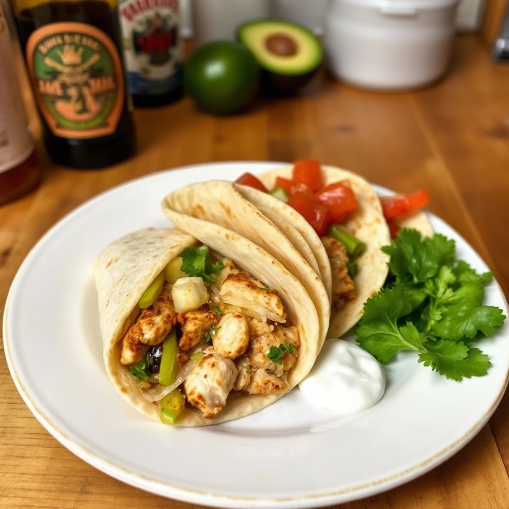 Zesty Tex-Mex Chicken Wraps