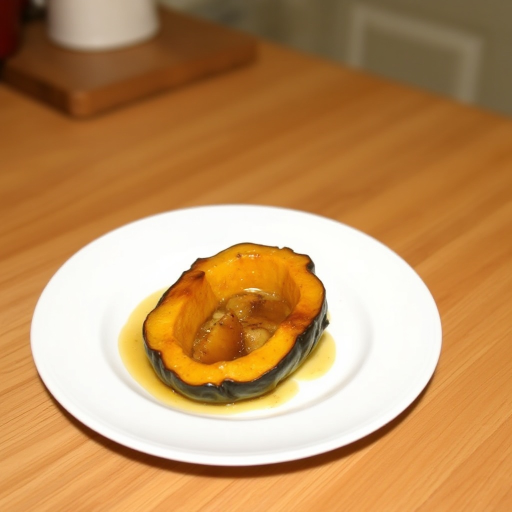 Zucche di Gourd Arrostite con Glassa di Miele Speziato
