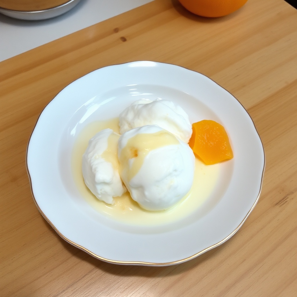 Frullato di Crema all'Arancia