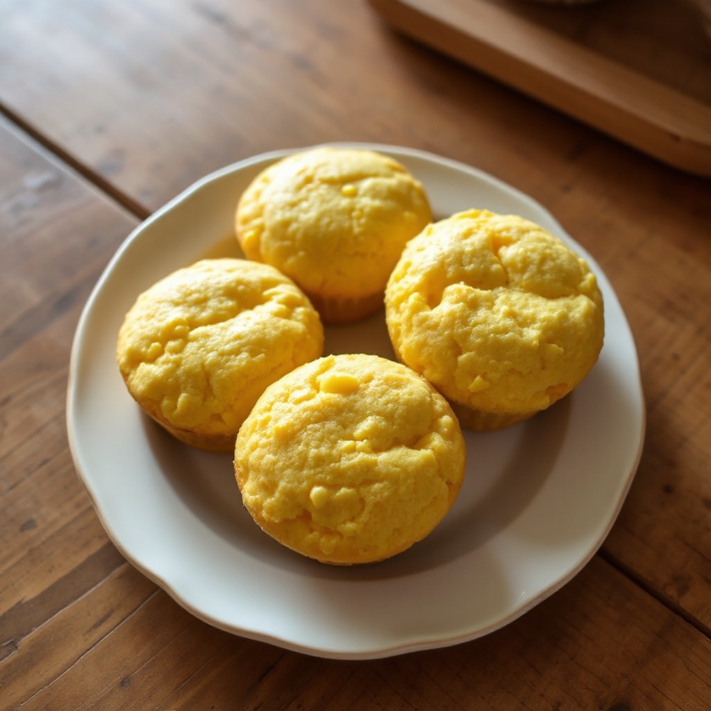 Muffin di Mais con Buttermilk Dorati