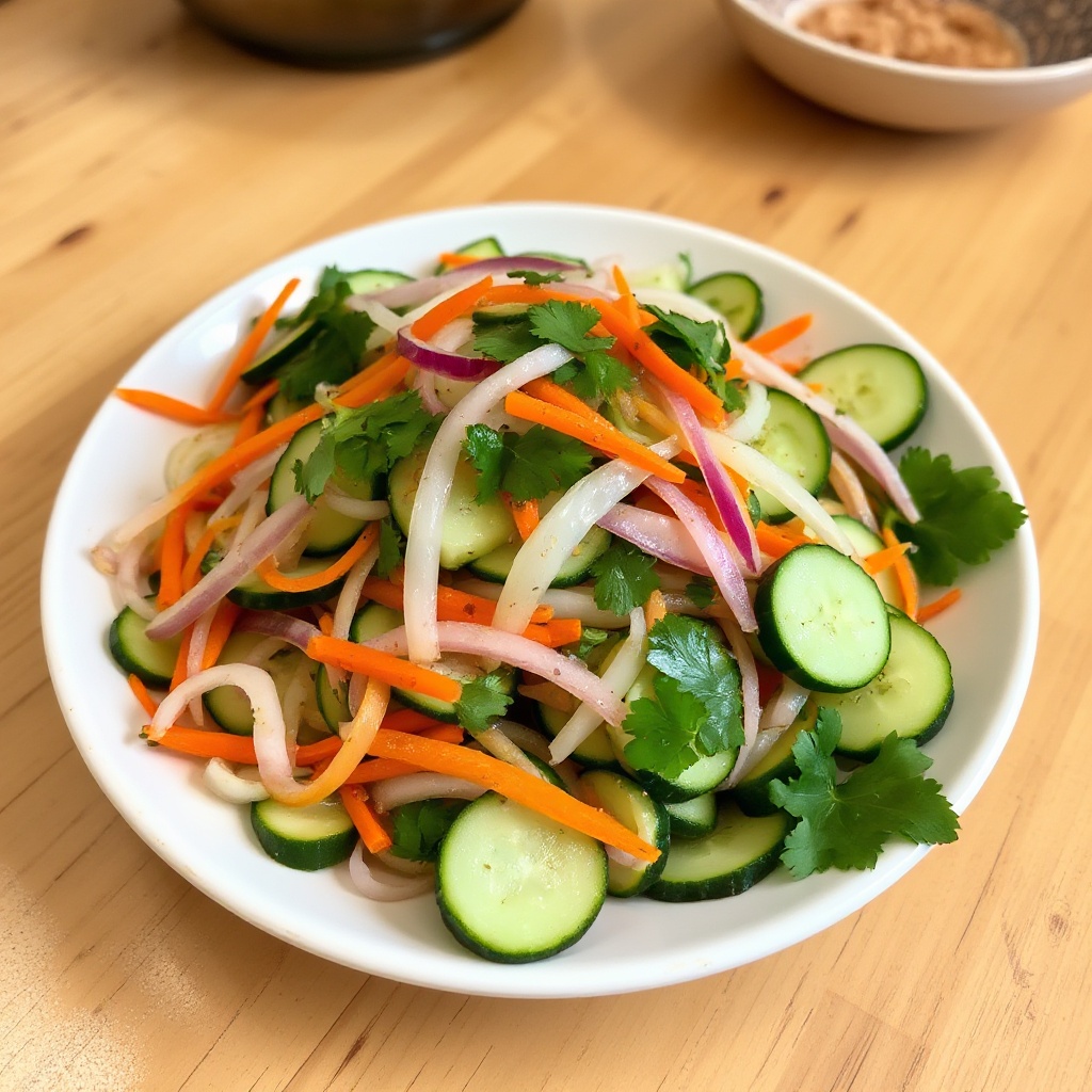 Würziger Thai-inspirierter Gurkensalat