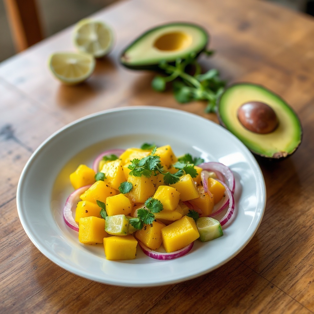 Tropical Mango and Avocado Delight