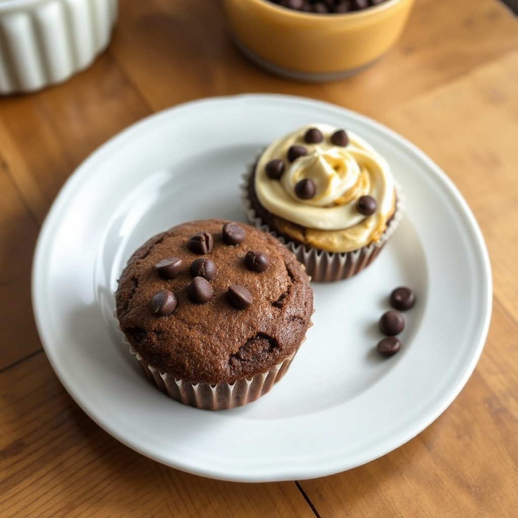 Cupcake al Cioccolato e Burro di Arachidi