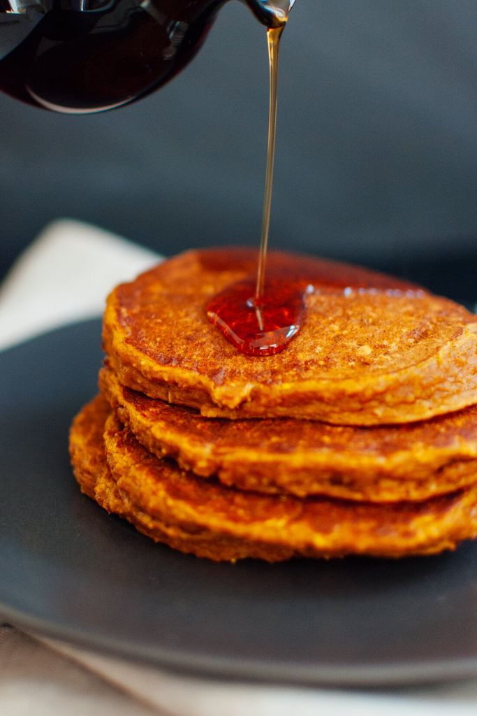 Gluten-Free Pumpkin Oat Pancakes - Cookie and Kate
