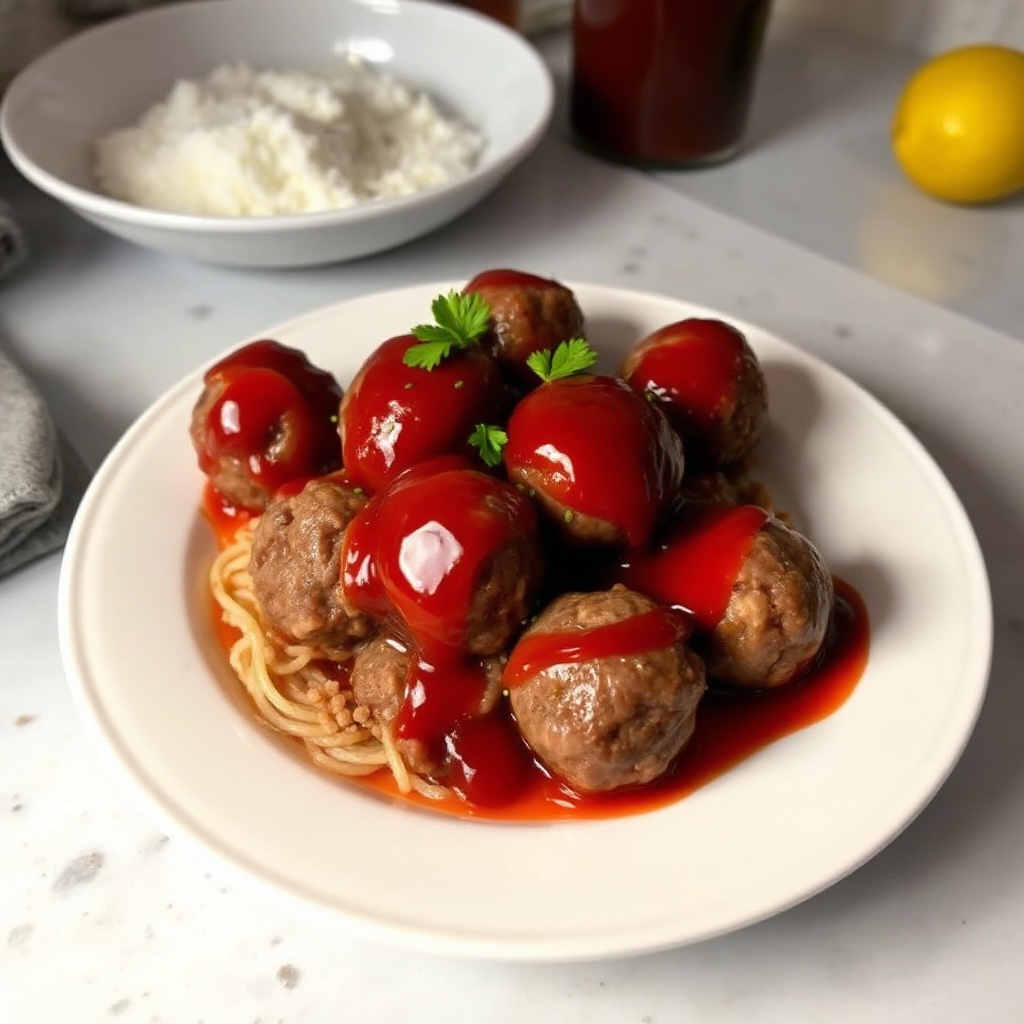 Polpette Glassate di Mirtilli Dolci e Aciduli