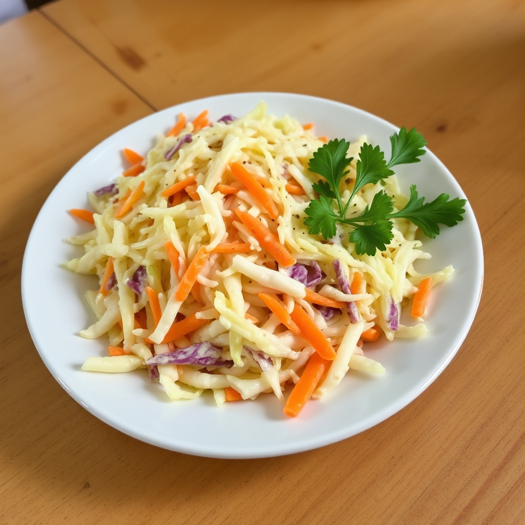 Cremiger, würziger Krautsalat