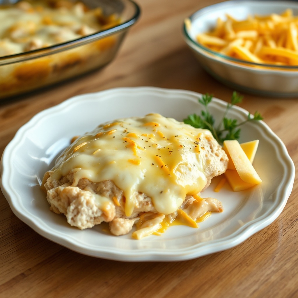 Pollo al Forno con Formaggio e Ranch