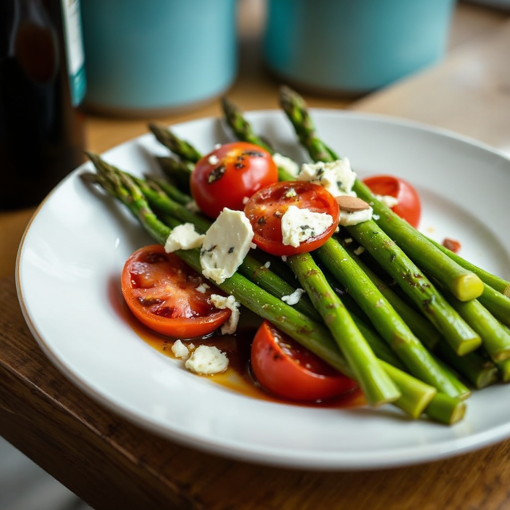 Delizia di Asparagi e Pomodori