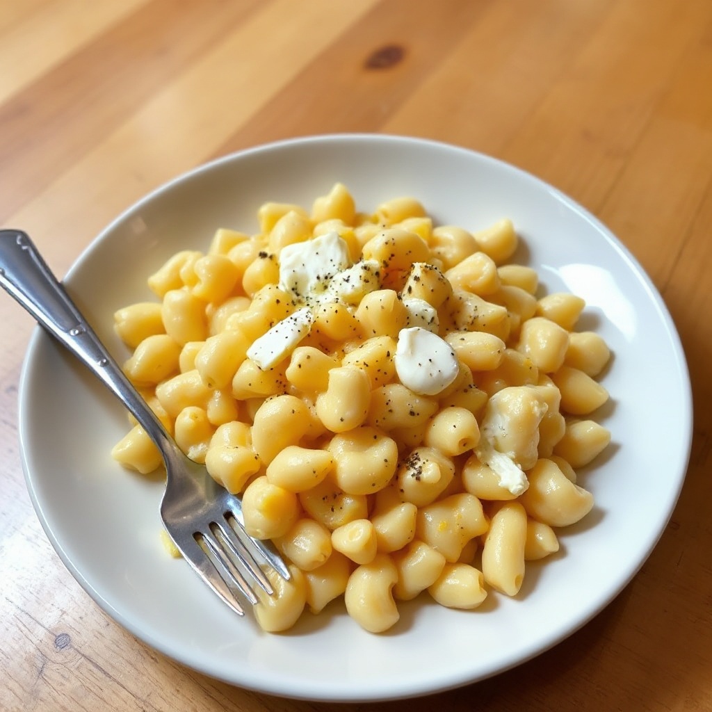Maccheroni e Formaggio Cremosi in Pentola Lenta