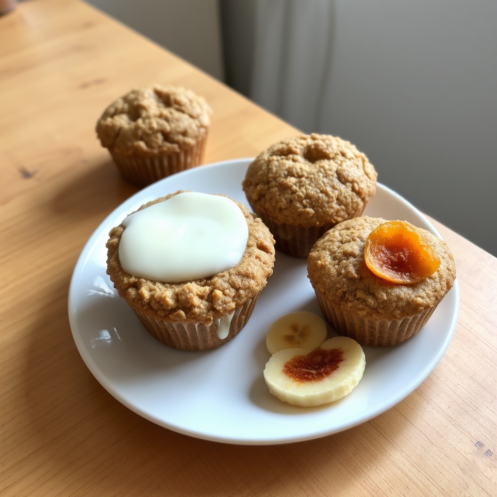 Muffin di Avena e Albicocche Salutari