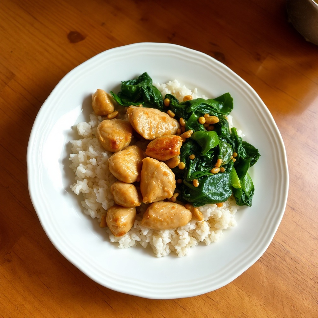 Thailändisches Erdnuss-Hühnchen-Delight