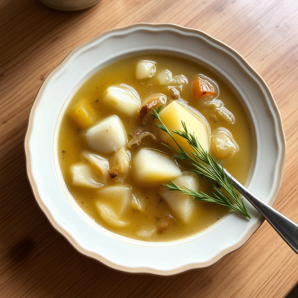 Savory Onion and Potato Soup