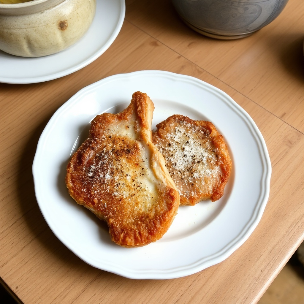Cotoletta di Maiale Croccante in Padella