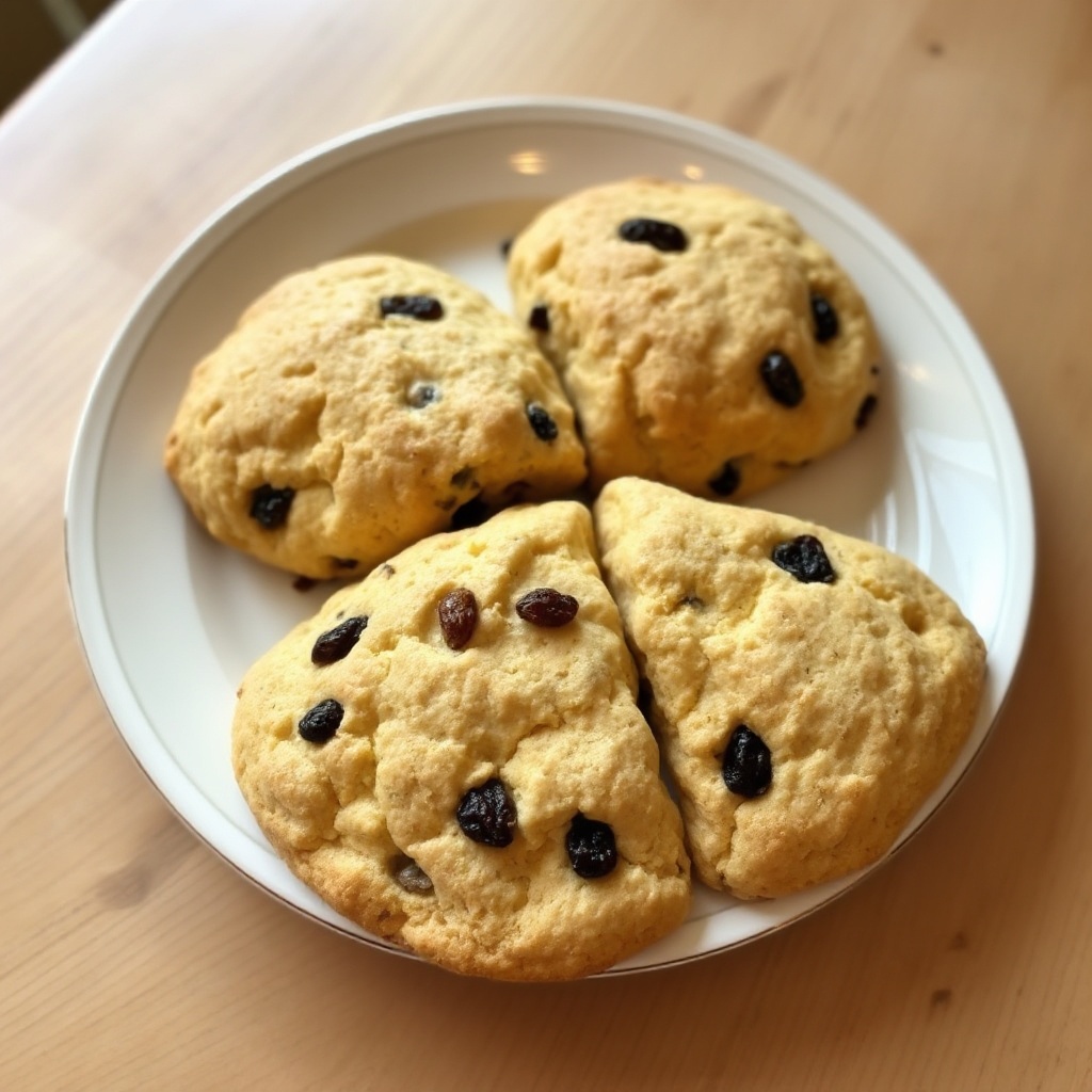 Scones Irlandesi con Uvetta