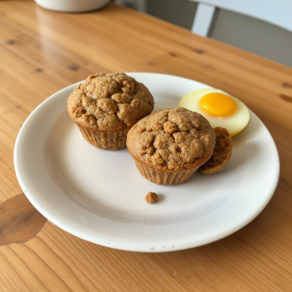 Gesunde Kleie-Muffins