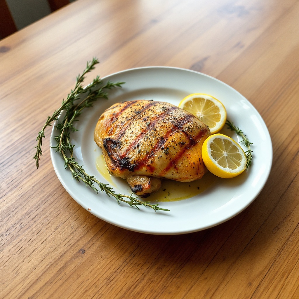 Gegrilltes Zitronen-Kräuter-Hühnchen