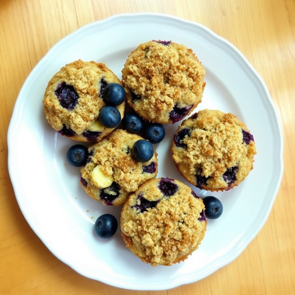Muffin Streusel ai Mirtilli