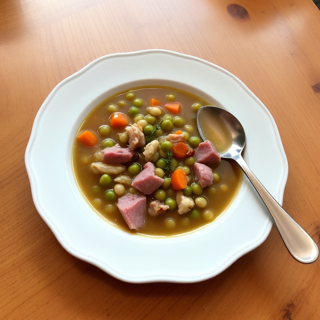 Hearty Split Pea and Ham Soup