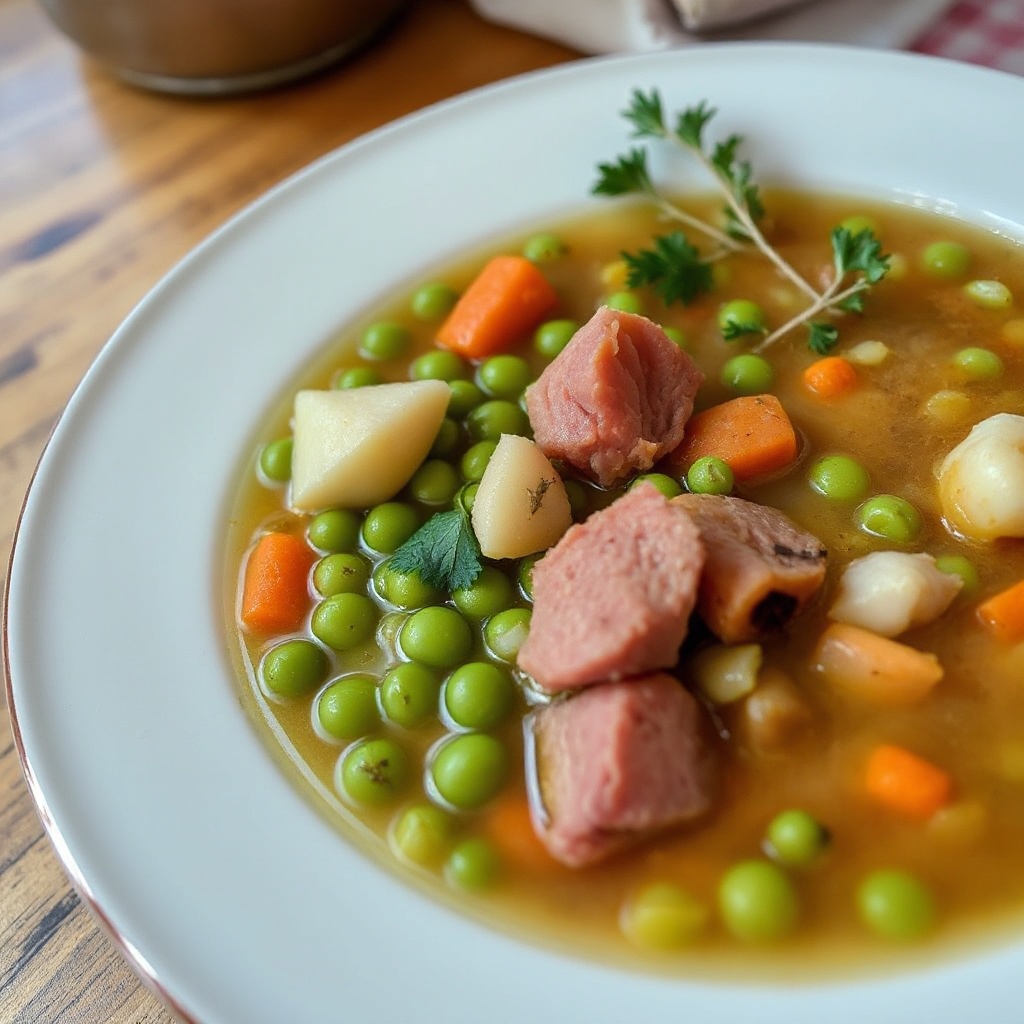 Hearty Split Pea and Ham Soup