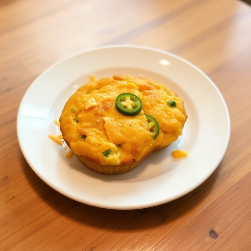 Muffin Piccanti al Cheddar e Jalapeño