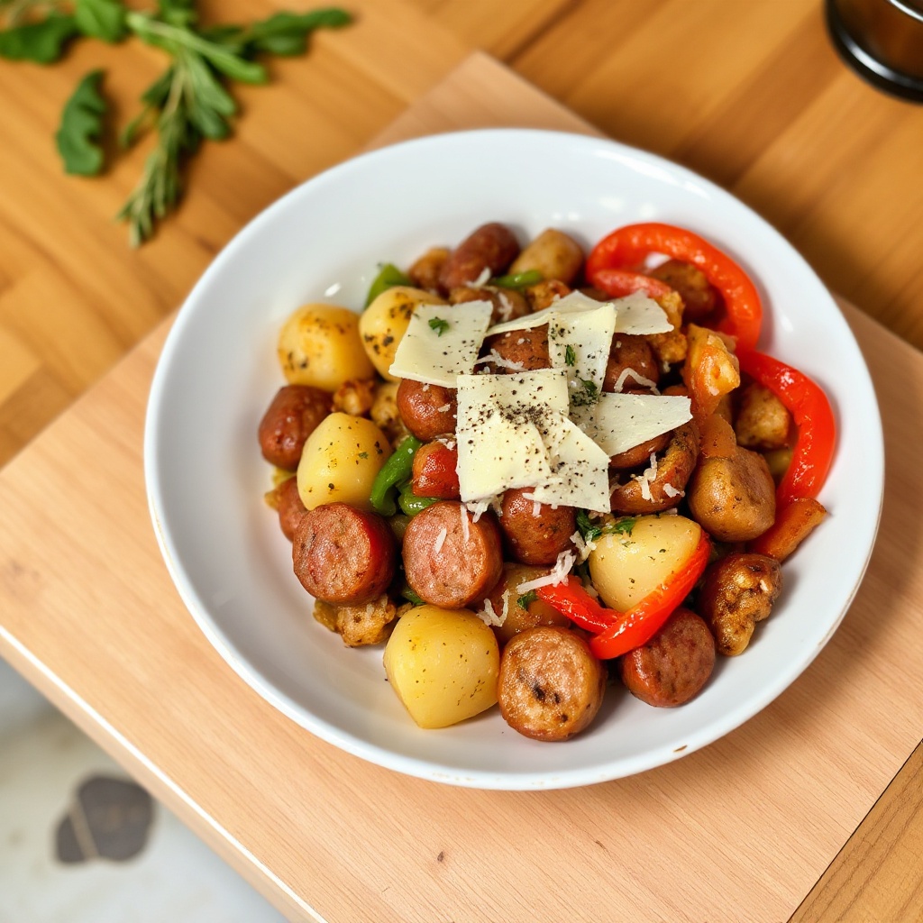 Sformato di Patate con Salsiccia e Erbe