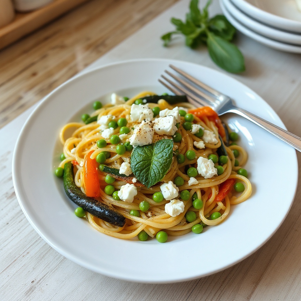 Springtime Vegetable Pasta Delight