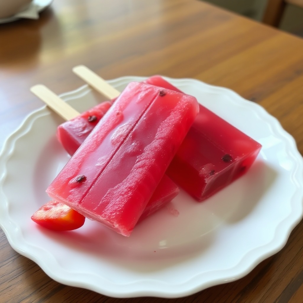 Fruity Frozen Gelatin Pops