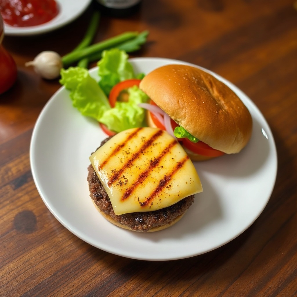 Savory Grilled Cheeseburgers
