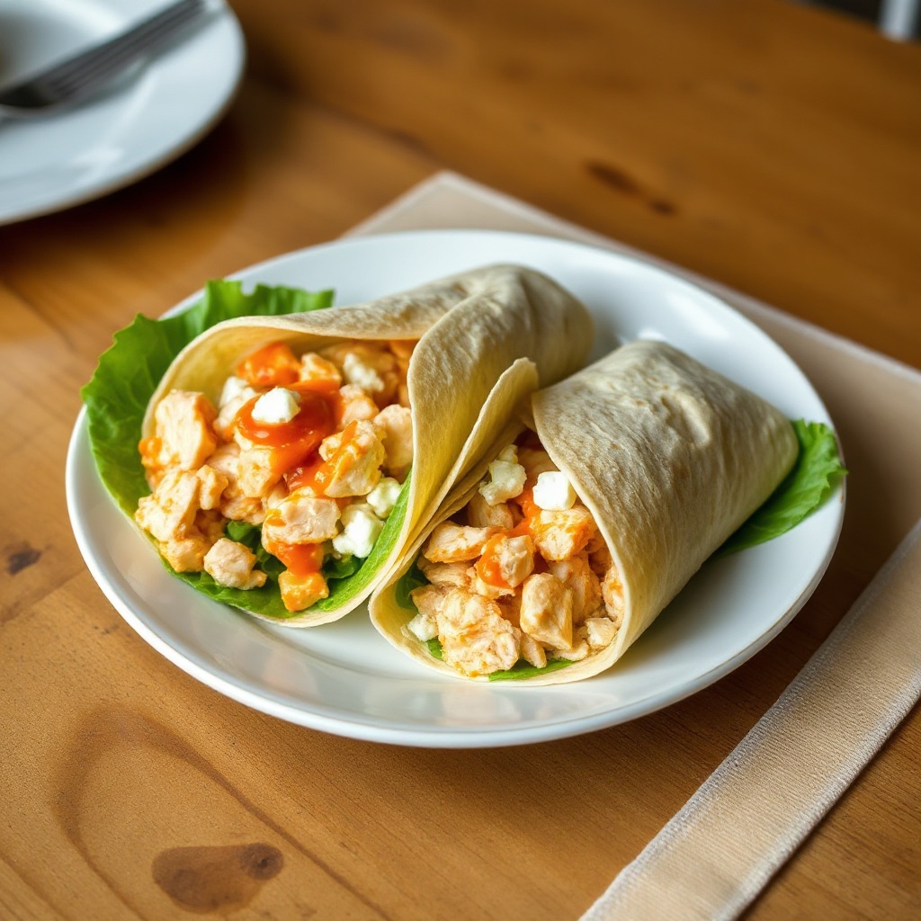 Wrap di Insalata di Pollo Buffalo