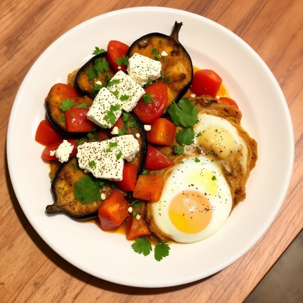 Mediterranean Eggplant and Herb Bake
