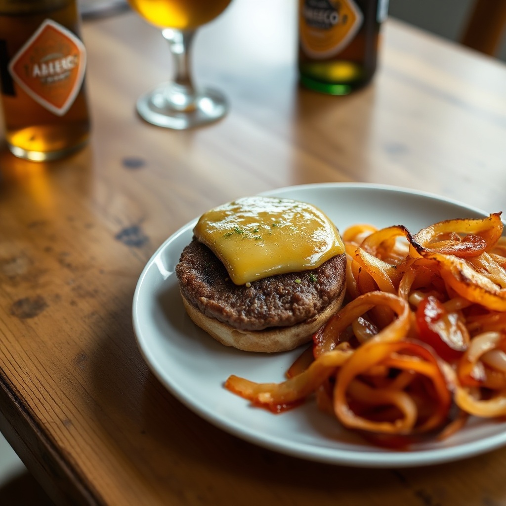 Hamburger di Manzo Infusi con Birra Artigianale