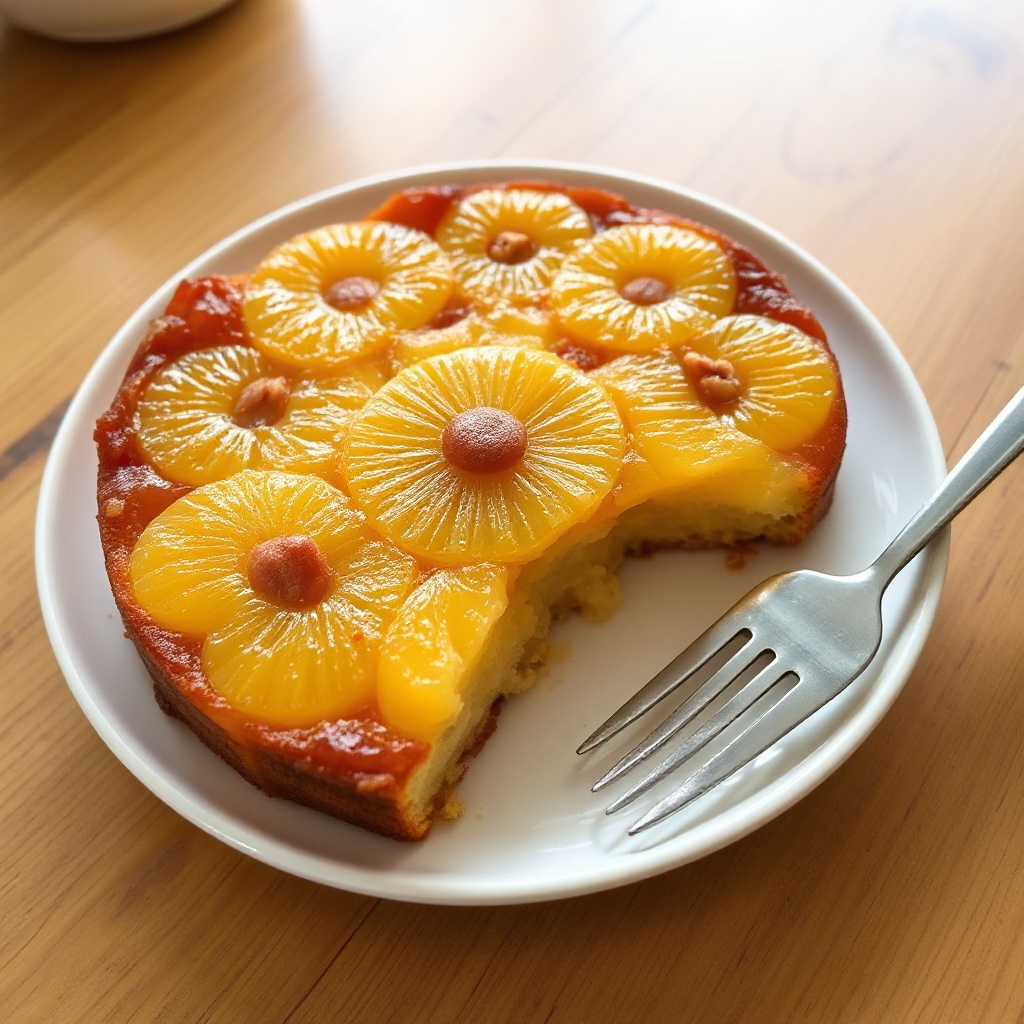 Torta Capovolta all'Ananas Dorato
