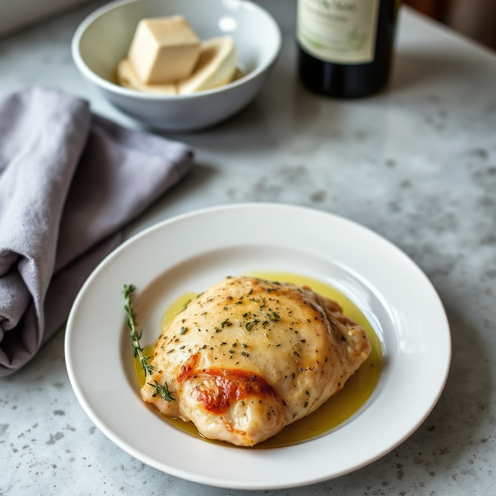 Petto di Pollo Arrosto Aromatizzato alle Erbe